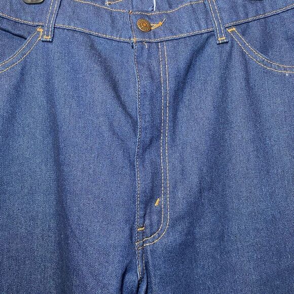LEVI’S Vintage Orange Tab Straight Leg Dark Wash Men’s Jeans Size 37x27 - Picture 5 of 12